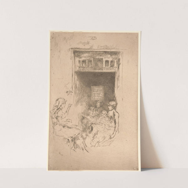 Bead-stringers (1879) by James Abbott McNeill Whistler