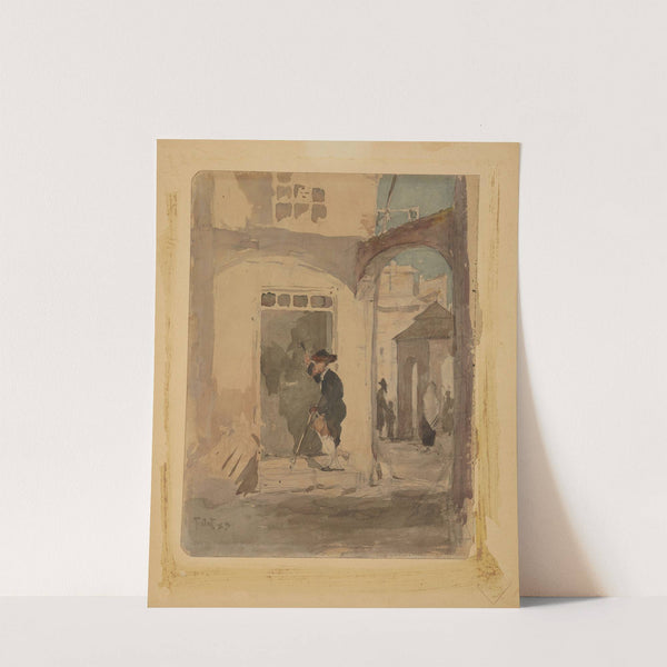 Beadle knocking at the door by Julian Falat