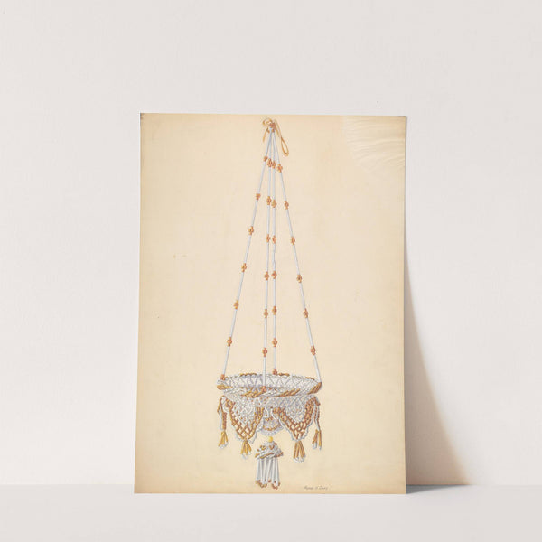 Beadwork Hanging Basket by Frank Gray