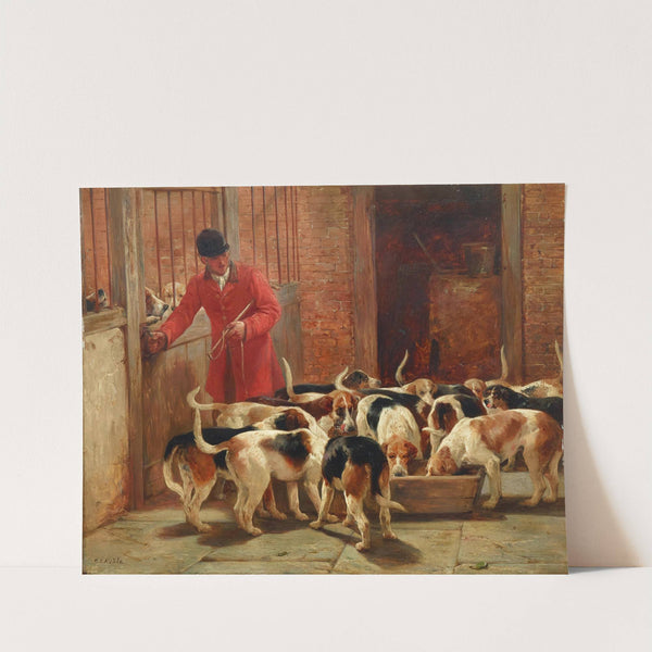 Beagles before the Hunt by John Sargent Noble