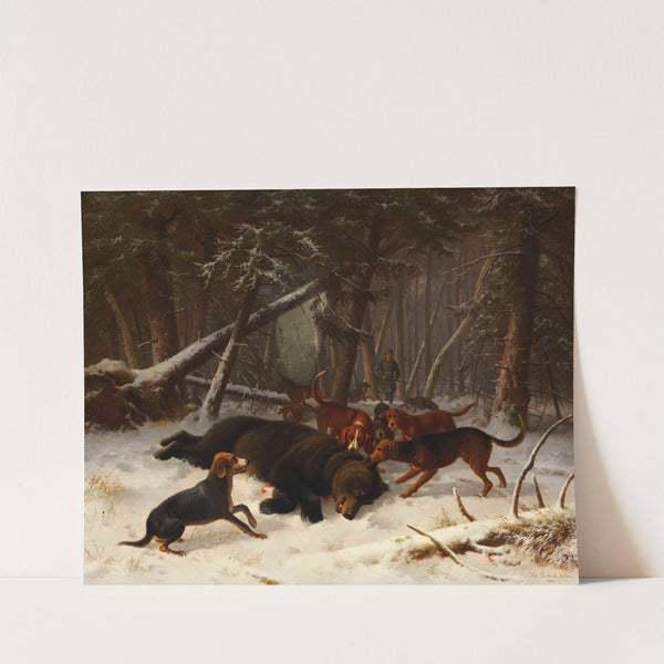 Bear hunt by Wilhelm Reinhardt