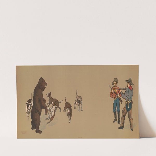 Bear hunt (1900) by George Markendorff