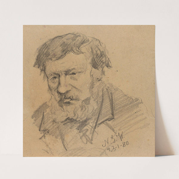 Bearded Man (1880) by Gustav Wentzel