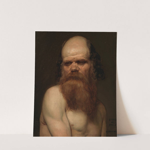 Bearded Man, Modelsketch by Nils Jakob Olsson Blommér