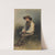 Bearded Man Smoking a Pipe by Friedrich August Matthias Gauermann