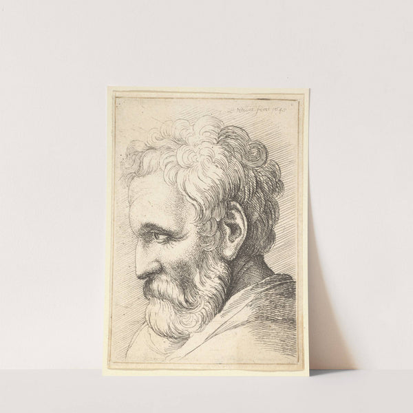 Bearded old man (1645) by Wenceslaus Hollar