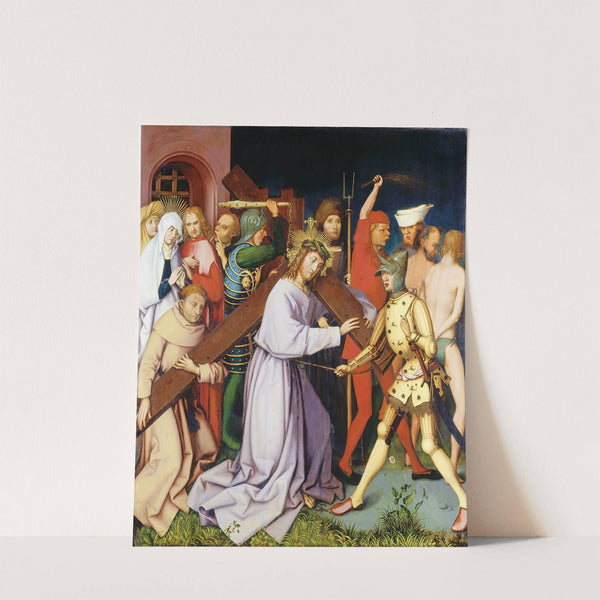 Bearing of the Cross, (Entombment Destroyed) by Hans Holbein The Elder