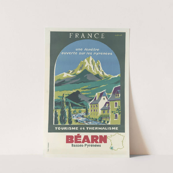 Béarn … tourisme et thermalisme – une fenêtre ouverte sur les Pyrénées (1950) by R. A. Drouot