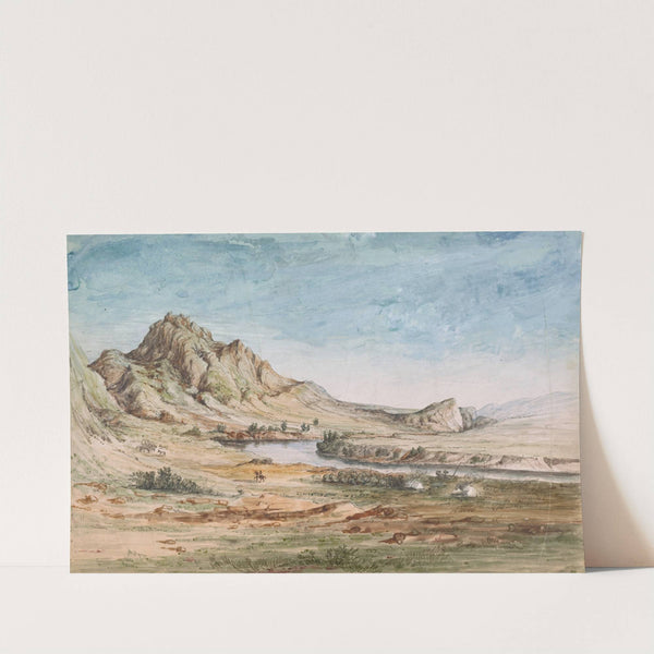 Bear’s Teeth Missouri River Gate of the Mountains by John Mix Stanley