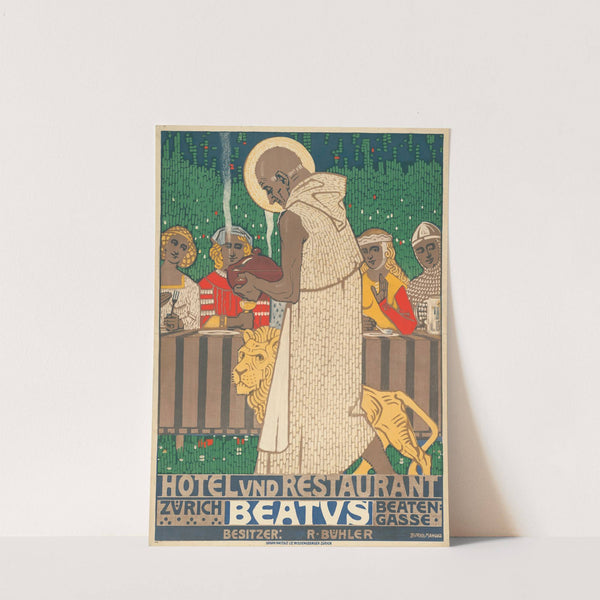 Beatus. Hotel und Restaurant Zürich Beatengasse (1909) by Burkhard Mangold