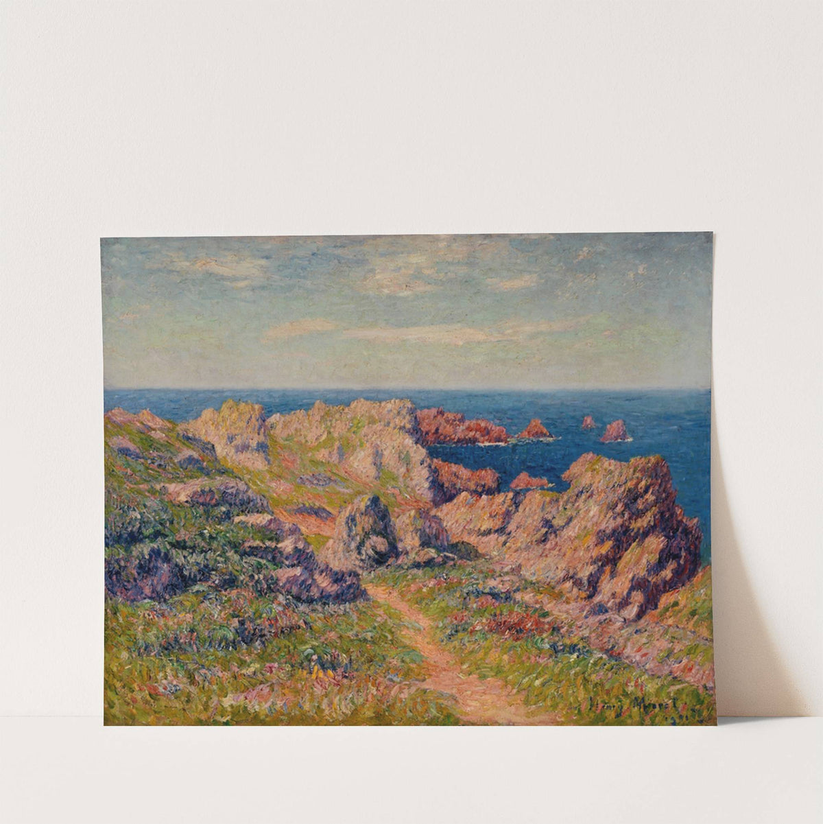 Beau temps à Pern (Ile d'Ouessant) by Henry Moret
