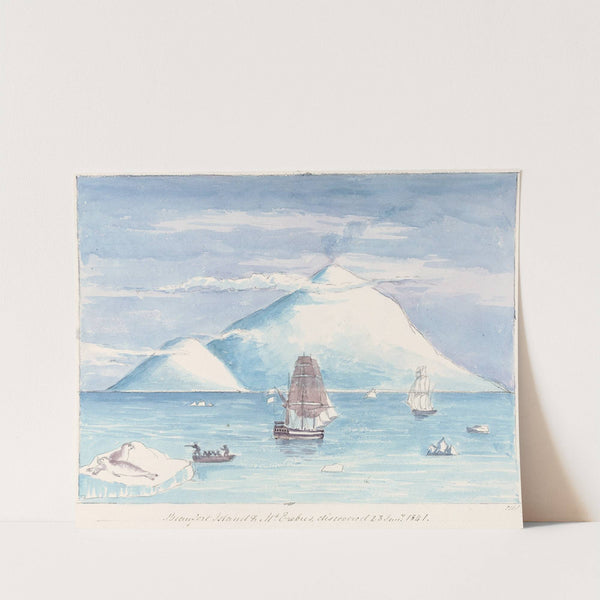 Beaufort Island & Mount Erebus by Charles Hamilton Smith
