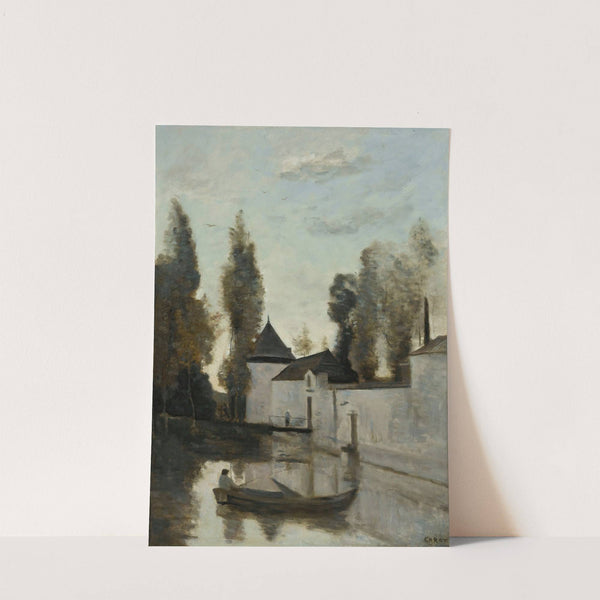 Beaune La Rolande. Le Château De La Motte-Bastille by Jean-Baptiste-Camille Corot