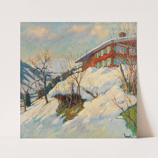 Beautiful winter day (1920) by Edward Cucuel