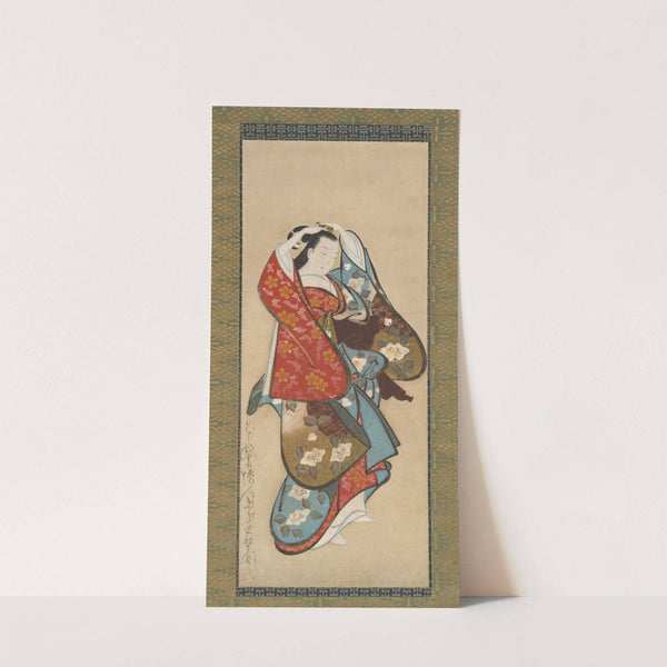 Beautiful Woman (18th century) by Kaigetsudō Doshin