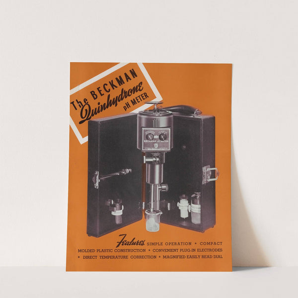 Beckman Quinhydrone pH Meter by Beckman Instruments