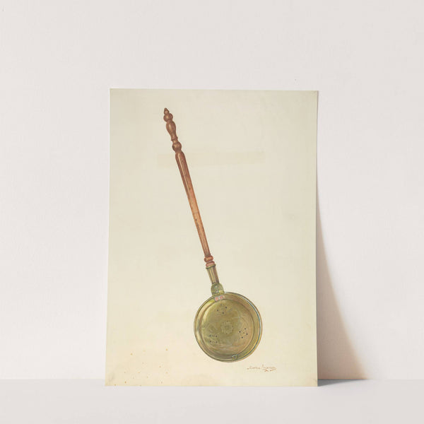 Bed Warming Pan by Sarkis Erganian