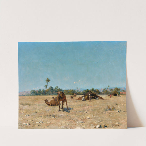 Bedouin Camp, Biskra by Jean Baptiste Paul Lazerges