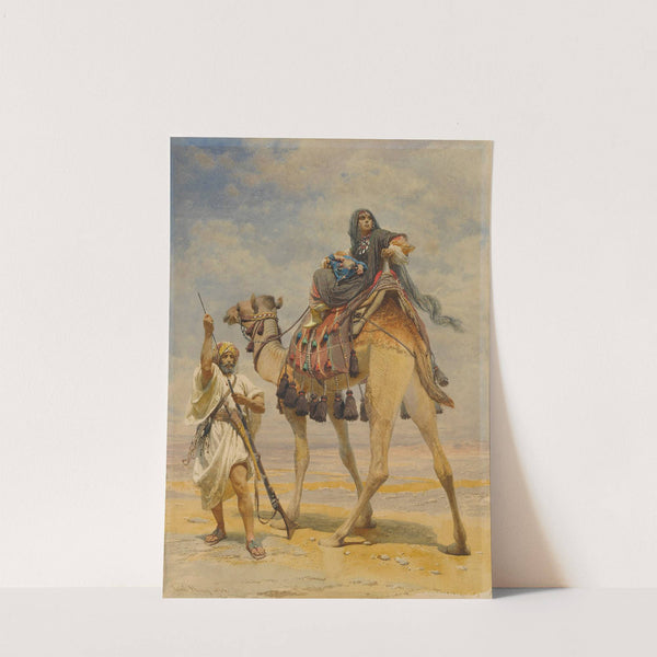 Bedouin Woman On A Camel (1864.) by Carl Haag
