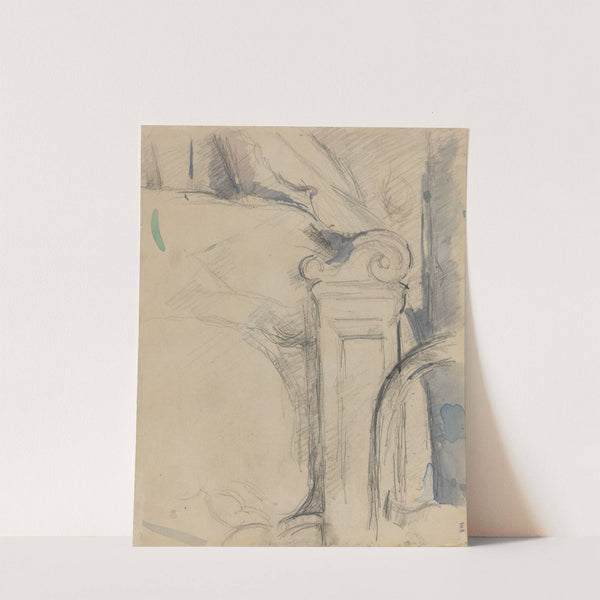 Bedpost (verso) (c. 1895) by Paul Cézanne