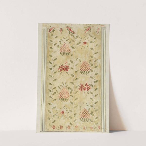 Bedroom Stencil by Mildred E. Bent