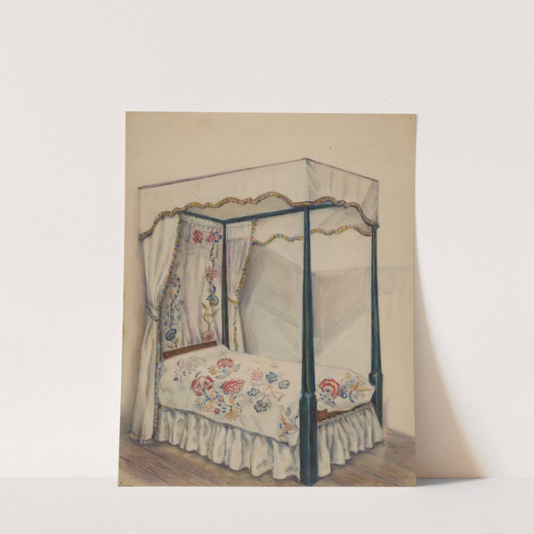 Bedstead (c. 1936) by Irene Malawicz