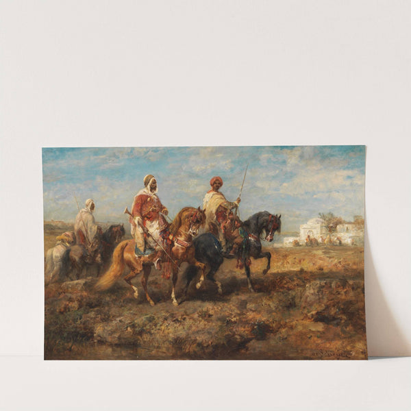 Beduinenreiter (1870) by Adolf Schreyer