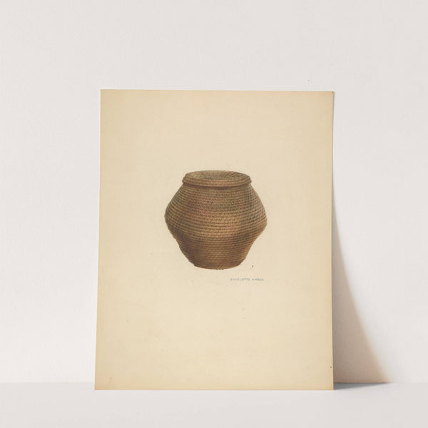 Bee Basket and Cover by Charlotte Angus