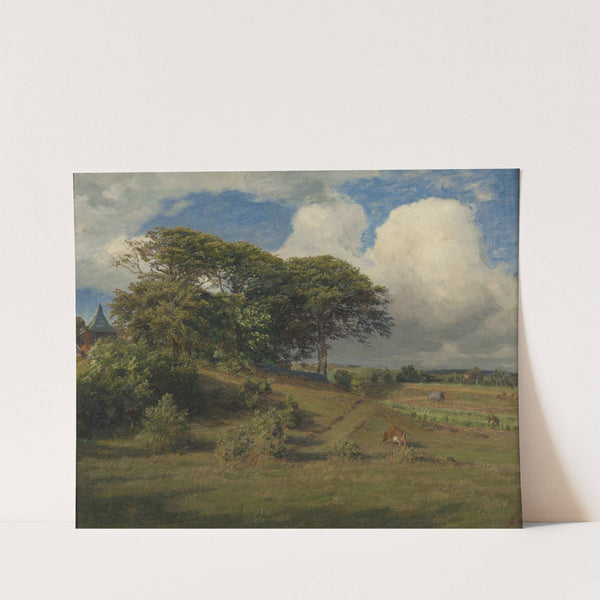 Beeches at the Dagsås Church, Halland (1891) by Niels Skovgaard