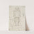 Beeld v.e. en face zittende Egyptische koning by David Humbert de Superville