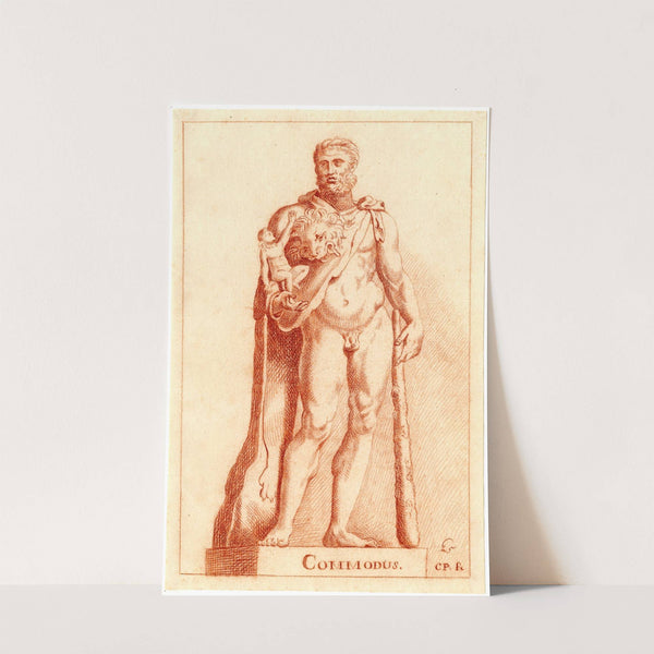Beeld van Commodus als Hercules by Cornelis Pronk