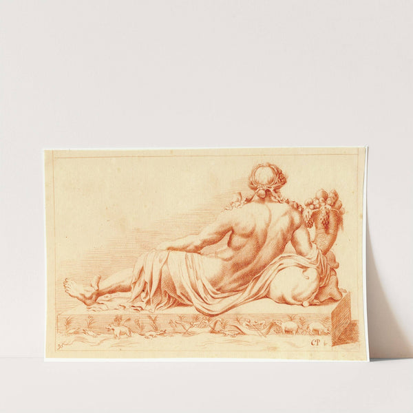 Beeld van de riviergod by Cornelis Pronk