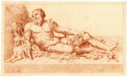 Beeld van de riviergod
