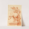Beeld van een der Dioscuri met een paard by Cornelis Pronk