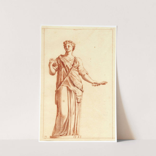 Beeld van een maenade by Cornelis Pronk