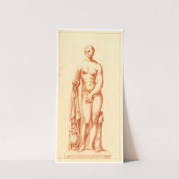 Beeld van staande naakte vrouw by Cornelis Pronk