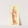 Beeld van staande vrouw by Cornelis Pronk