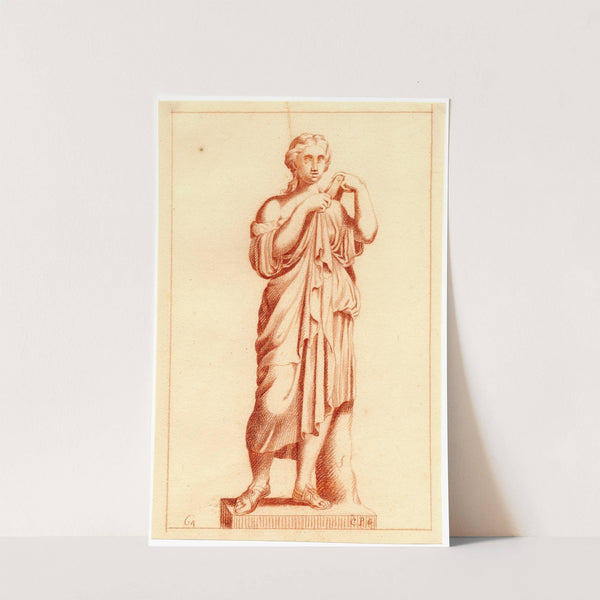 Beeld van staande vrouw by Cornelis Pronk