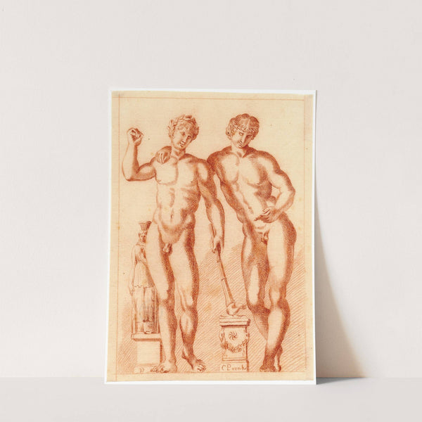 Beeld van twee jonge mannen by Cornelis Pronk