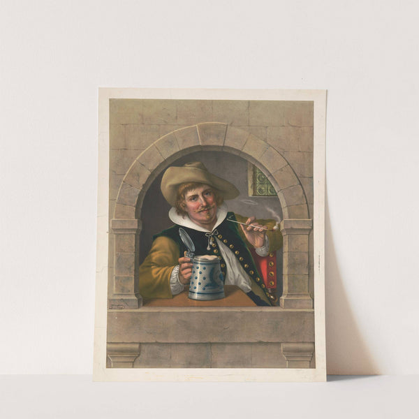 Beer drinker (1880) by Wittemann Bros.