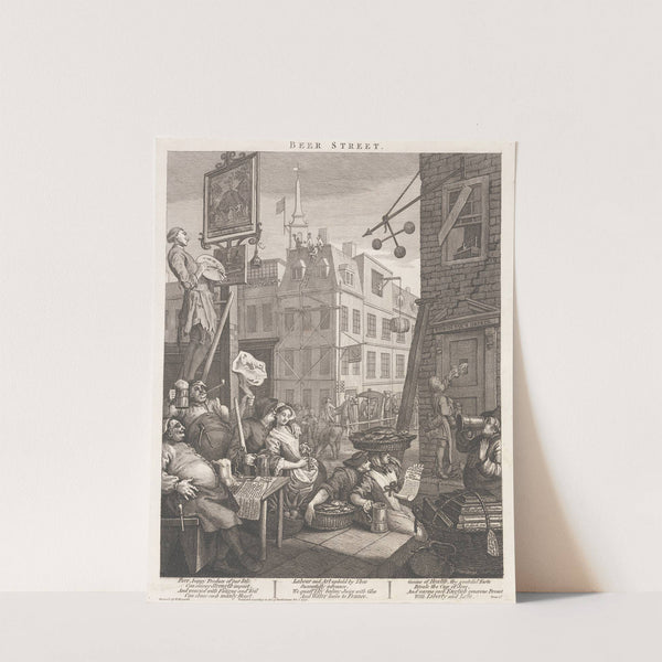 Beer Street (1751) by William Hogarth