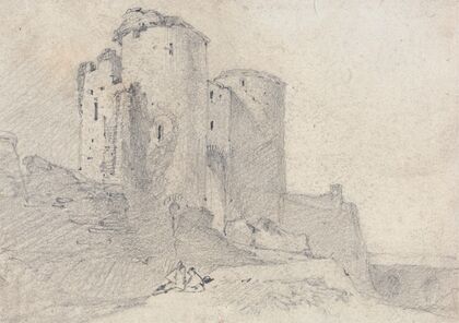 Beeston Castle, Cheshire; Entrance to the Castle