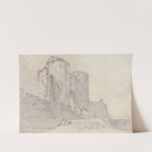 Beeston Castle, Cheshire; Entrance to the Castle (ca. 1814) by John Sell Cotman