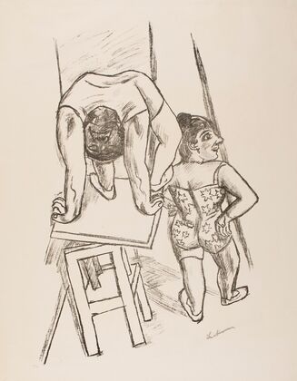 Before going on (Acrobats) (1923)