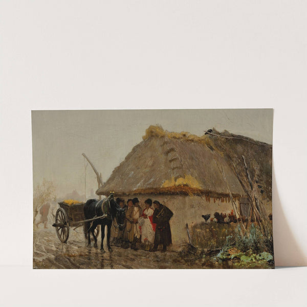 Before the Rain (1872) by Jozef Chelmonski