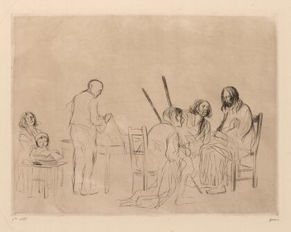 Before the Supper at Emmaus