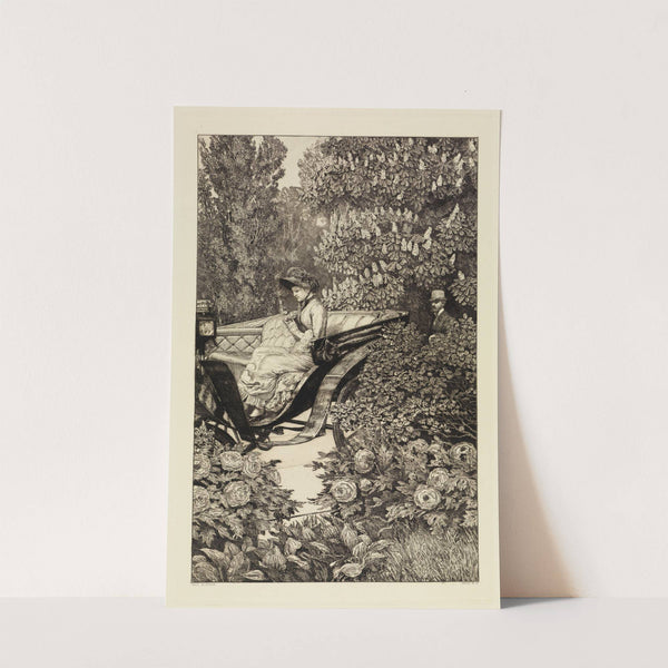 Begegnung (Erste Begegnung) (Eine Liebe, Opus X, Blatt 2) (1887-1920) by Max Klinger