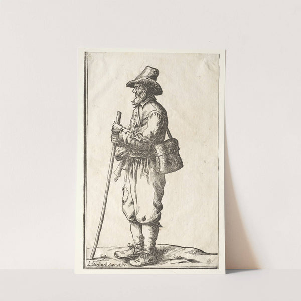 Beggar in Profile Toward Left by Ludolph Büsinck