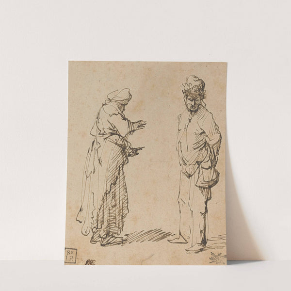 Beggar Man and Woman by Rembrandt van Rijn