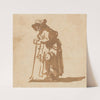 Beggar Woman Leaning on a Stick (1628-1630) by Rembrandt van Rijn